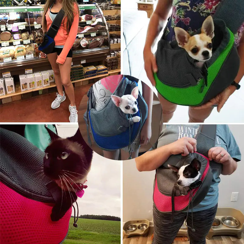 Sac de Transport Respirant pour Chien et Chat