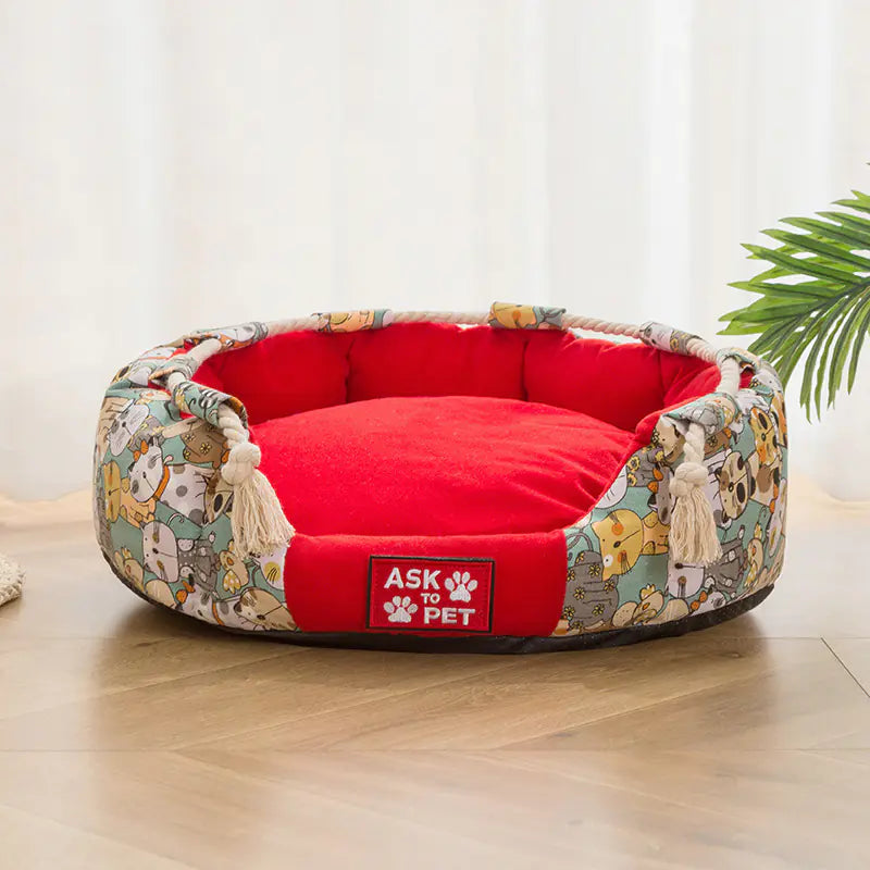 Panier Hiver Ultra Doux pour Chien & Chat