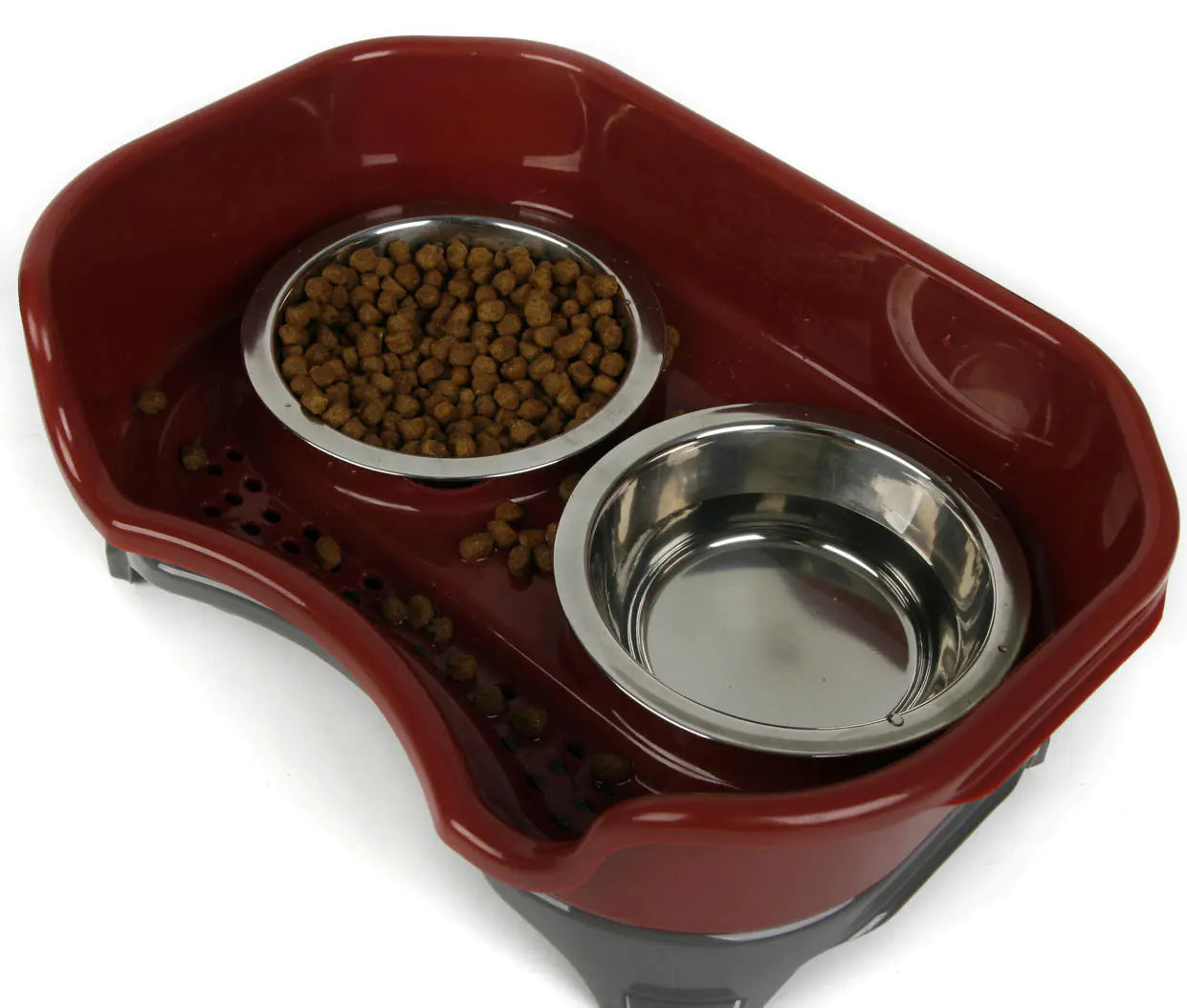Gamelle Double Inox pour Chien et Chat