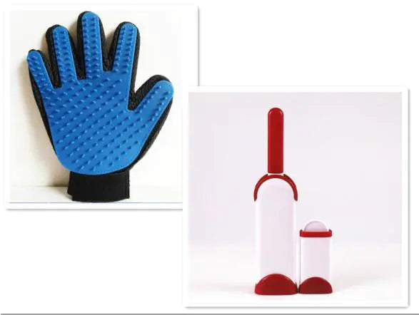 Set Brosse & Gant de Toilettage