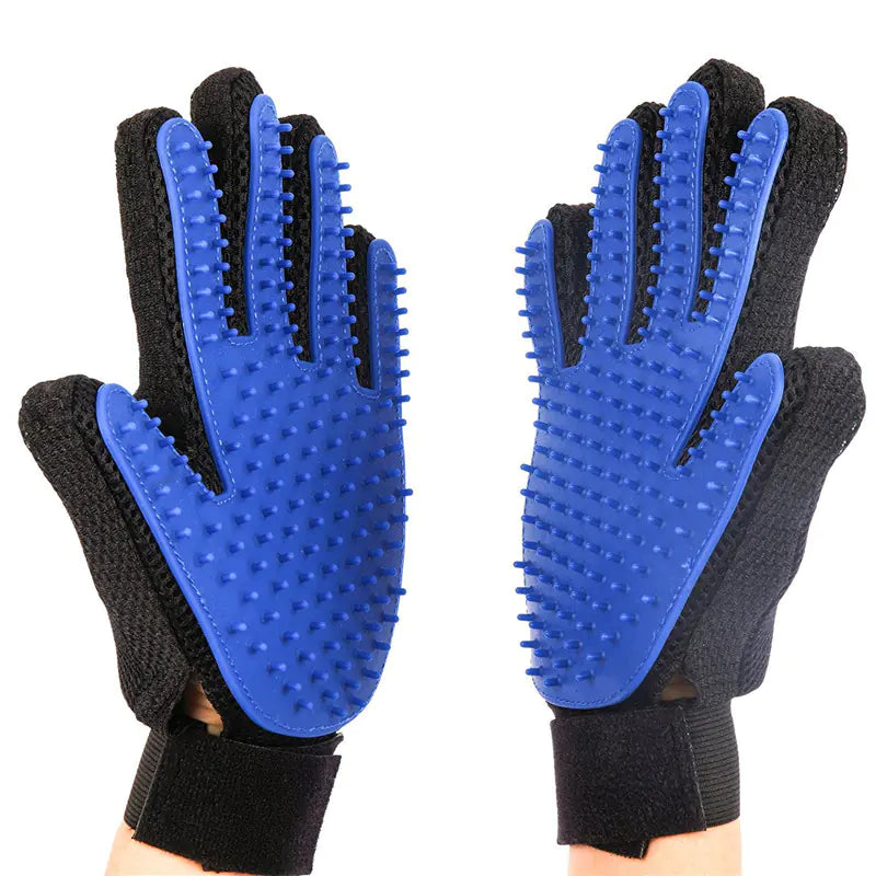 Gants de Toilettage en Silicone pour Chiens et Chats