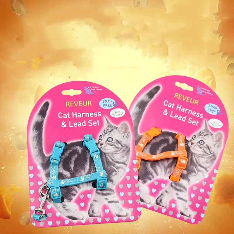 Harnais Poitrine Réfléchissant pour Chat