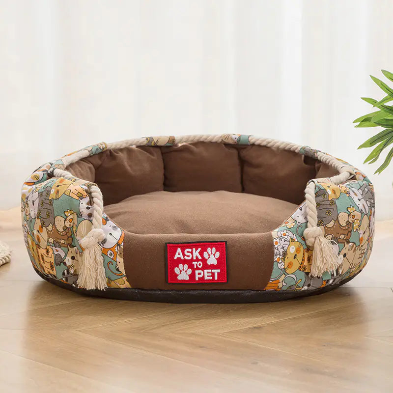 Panier Hiver Ultra Doux pour Chien & Chat