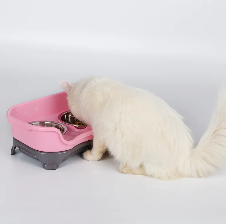 Gamelle Double Inox pour Chien et Chat
